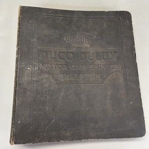 DuPont Duco Dulux Motor Car Service Bulletins Binder Mopar 1961 Dodge Parts Vtg
